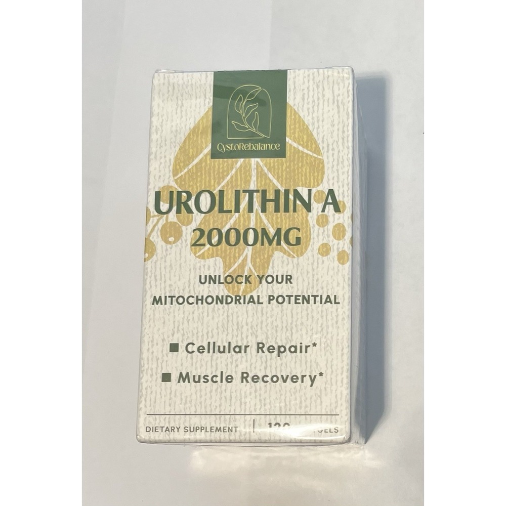 CystoRebalance Urolithin A 2000mg Cellular Repair Muscle Recovery 120 Softgels